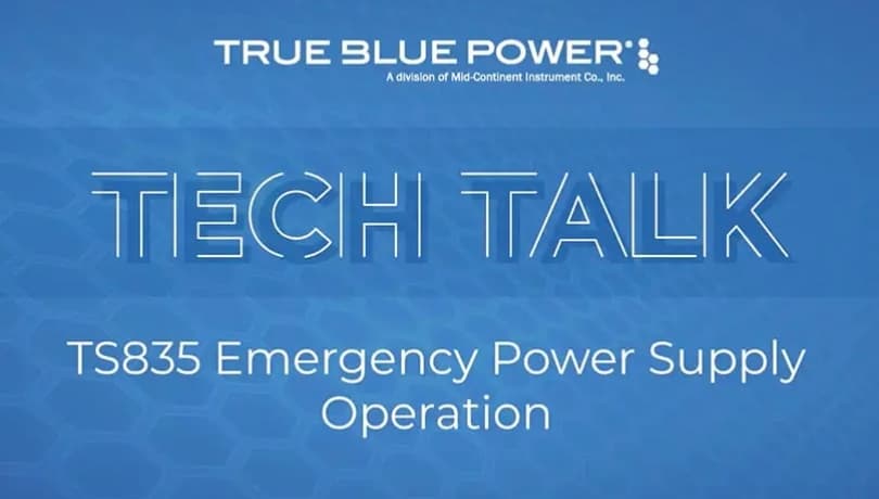 Tech Talk: Aircraft Emergency Power Supply Operation