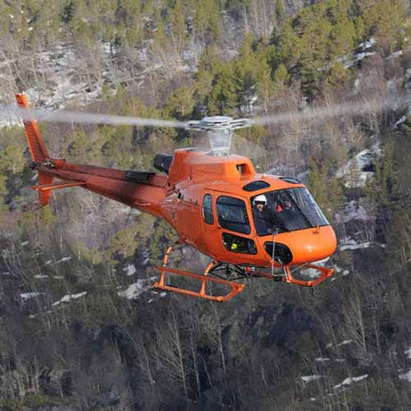 Orange Airbus Helicopters H125 / AS350 Orange Airbus Helicopters H125 / AS350