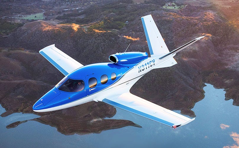 True Blue Power Batteries, Inverters and Mid-Continent Instruments and Avionics SAM Standard Equipment on Cirrus G2 Vision Jet