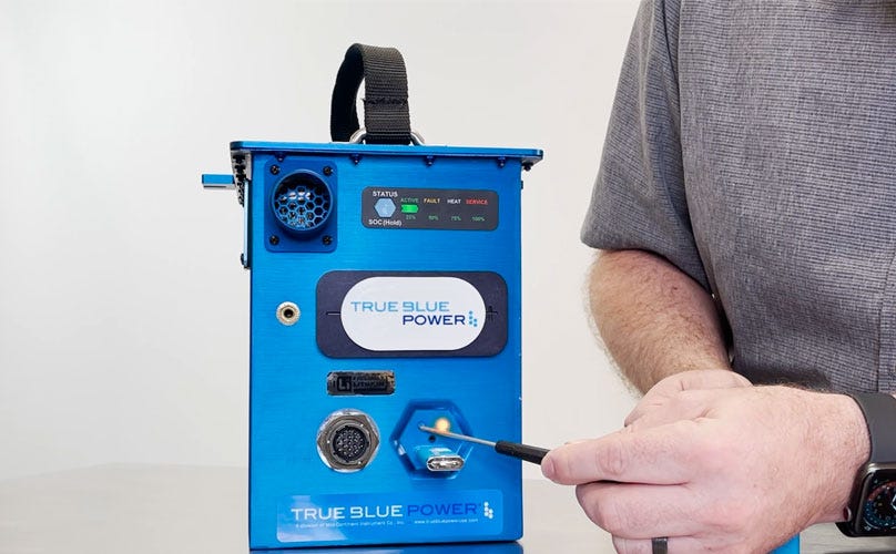 Downloading a True Blue Power Battery Event Log