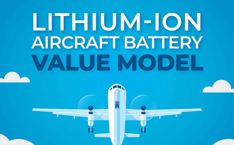 Lithium-ion Aircraft Battery Value Model: De Havilland DHC-8-100