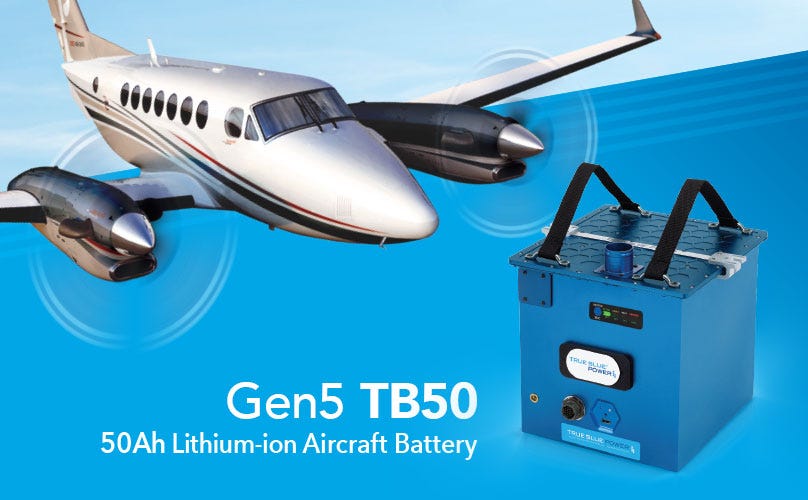 Read the Article: True Blue Power Shows off TB50 Main Battery